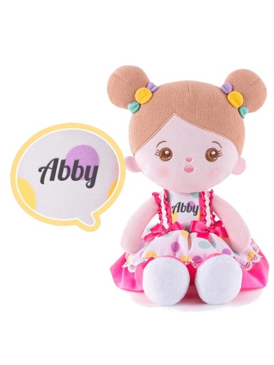 Abby knuffelpop Polka Dot