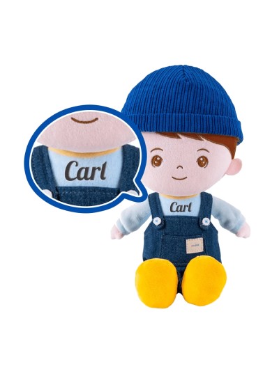 Carl cuddle doll with dark...