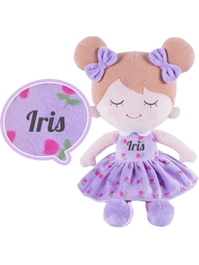 Iris cuddle doll purple