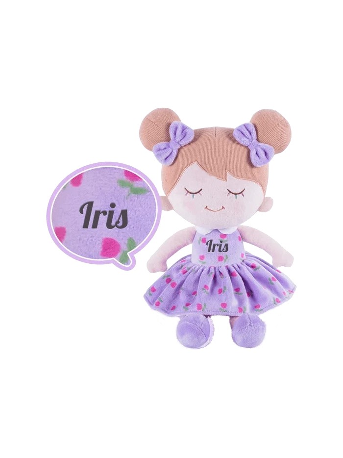 Iris cuddle doll purple