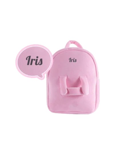 Iris backpack pink with...