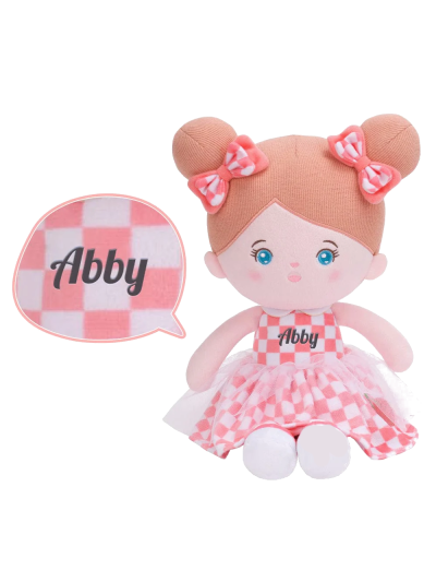 Abby cuddle doll blue eyes...