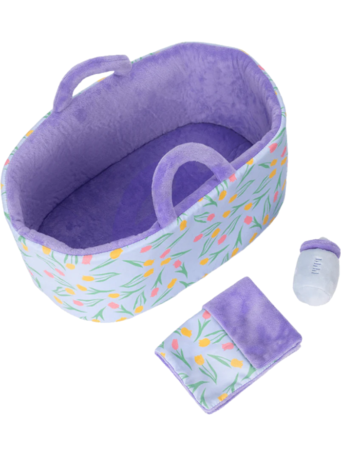 Sleeping basket purple