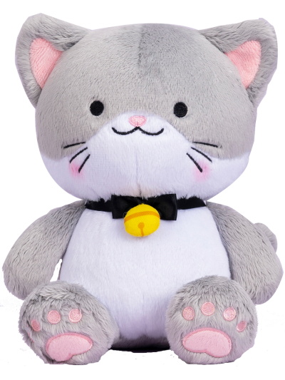 Plush cuddly toy cat