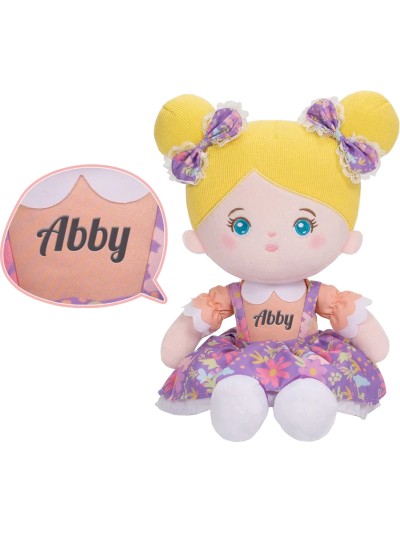 Abby plush doll blue eyes...
