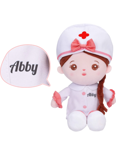 Abby cuddly doll in nurse...