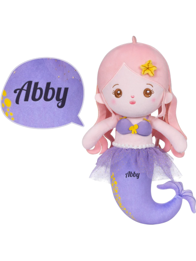 Abby knuffelpop zeemeermin