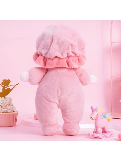 Abby mini cuddly doll pink