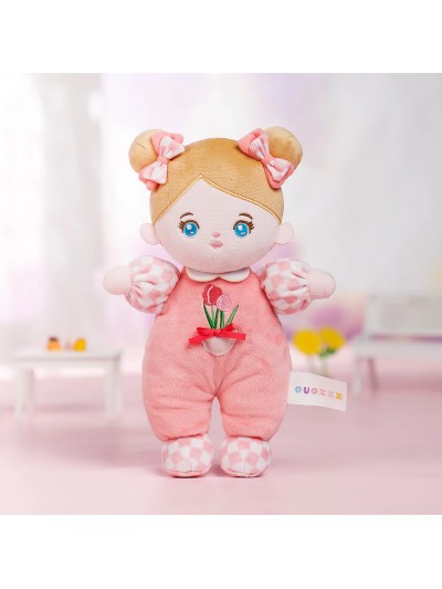 Abby mini cuddly doll with blue eyes