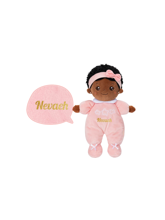 Nevaeh mini cuddly doll pink